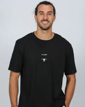 Men’s tee minimal - black