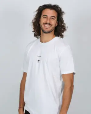 Men’s tee minimal - white